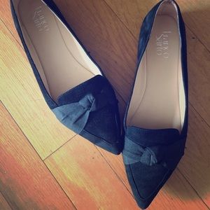 Franco Sarto pointed bow flats